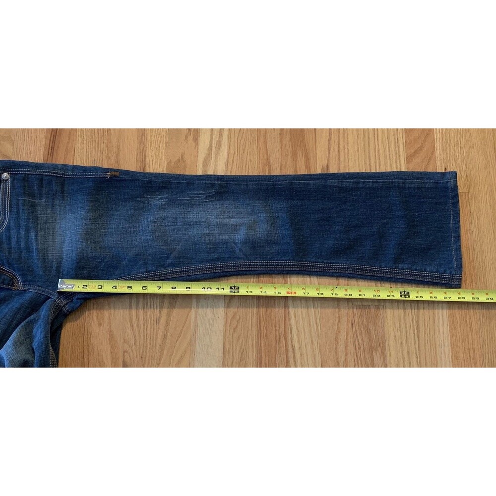 SEVEN7 Jeans Bootcut Distressed Flap Pockets Low Rise Women's Size 28/6 NWOT - Picture 11 of 12